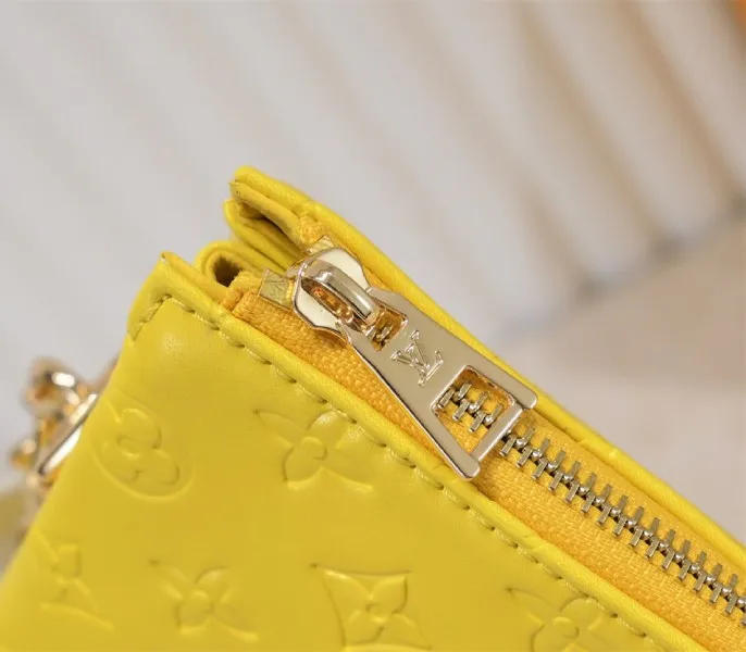 Louis Vuitton Coussin PM Bag In Yellow With Jacquard Strap — image 8