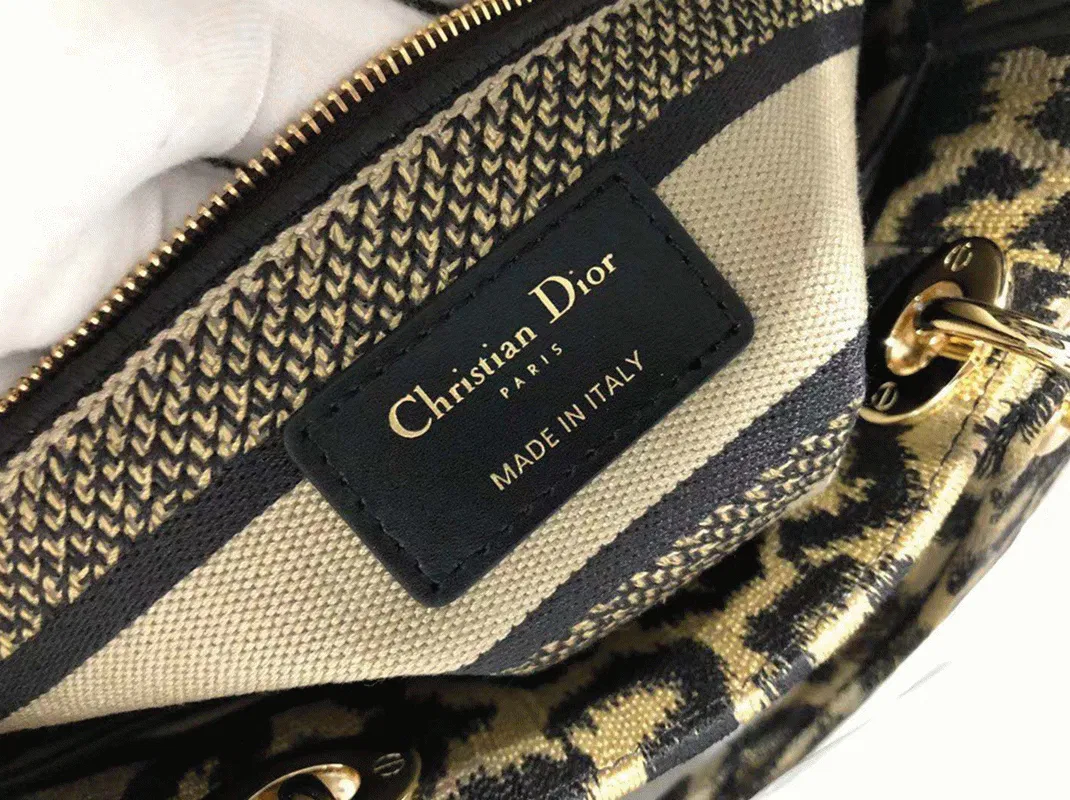 Dior Lady D-Lite Medium Bag in Beige Multicolor Mizza Embroidery — image 7