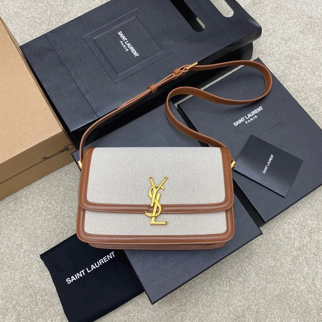 Saint Laurent Medium Solferino Bag Canvas — image 5
