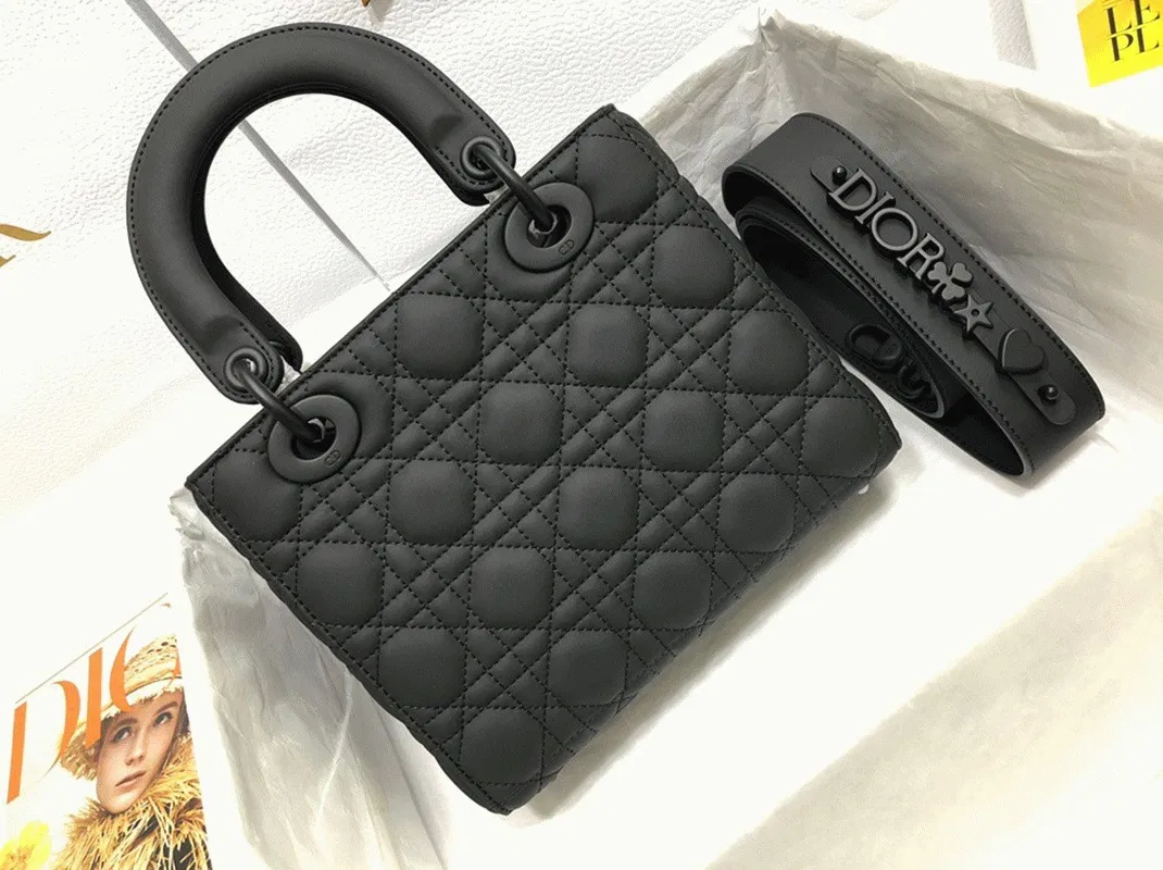 Dior Small Lady Dior My ABCDior Bag in Black — image 2