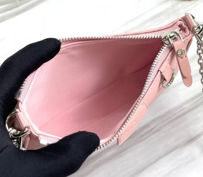 Louis Vuitton Epi Leather Easy Pouch On Strap In Rose Ballerine Pink — image 6