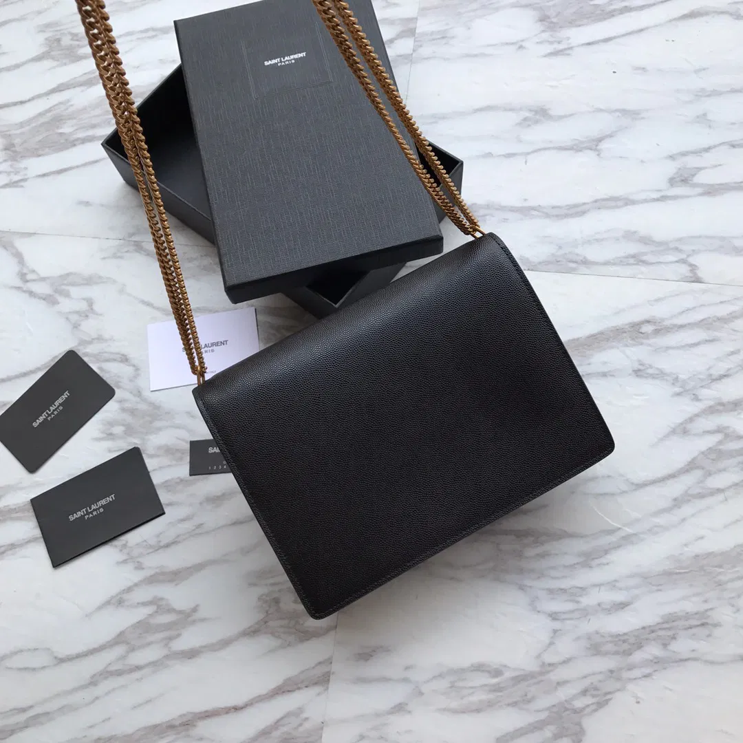 CASSANDRA MONOGRAM CLASP BAG IN OSTRICH — image 8