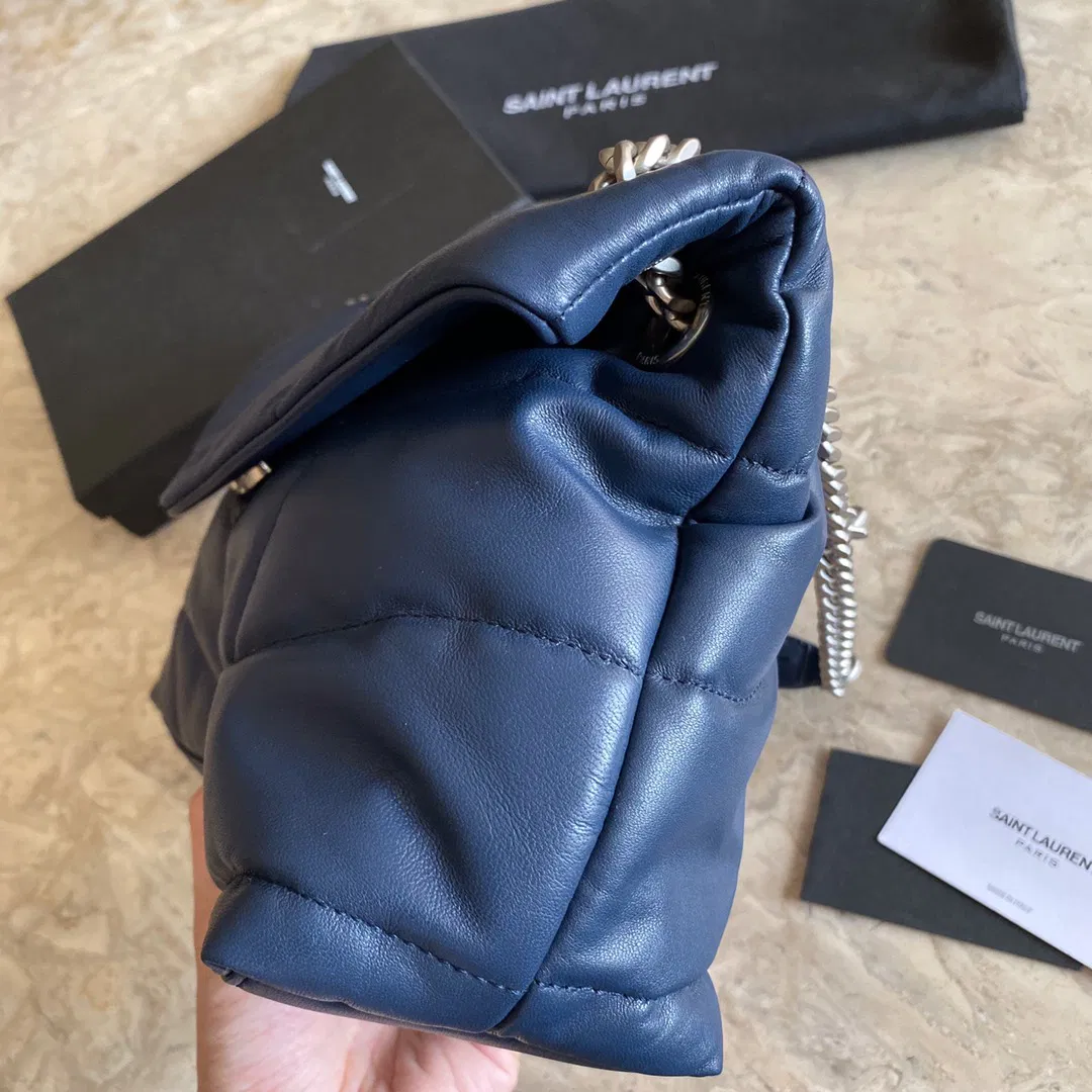 PUFFER MEDIUM BAG IN QUILTED LAMBSKIN — image 5