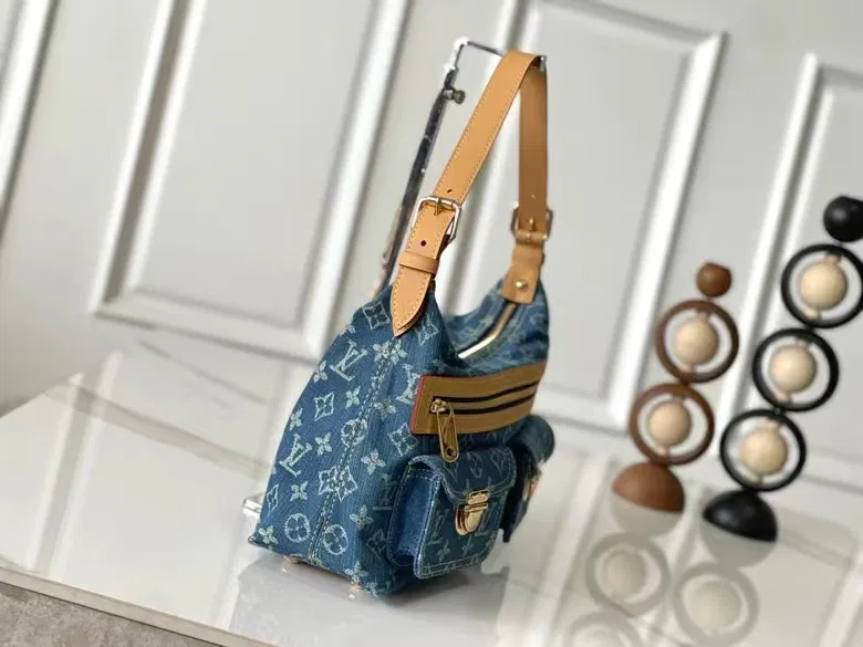 Louis Vuitton Denim Monogram Denim Baggy — image 2