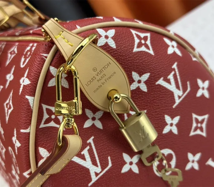 Louis Vuitton Speedy P9 Bandouliere 30 Bag In Red — image 9