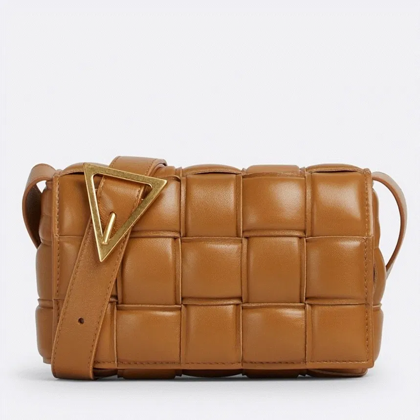 Bottega Veneta Small Padded Cassette Bag Camel