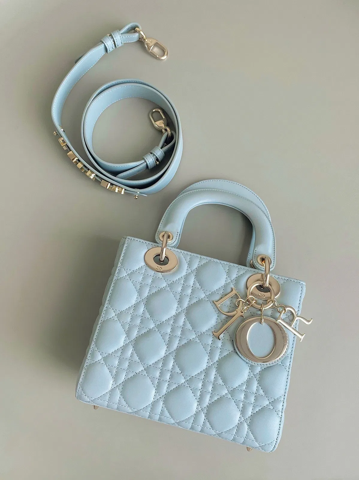 Dior Small Lady Dior My ABCDior Bag in Placid Blue — image 7