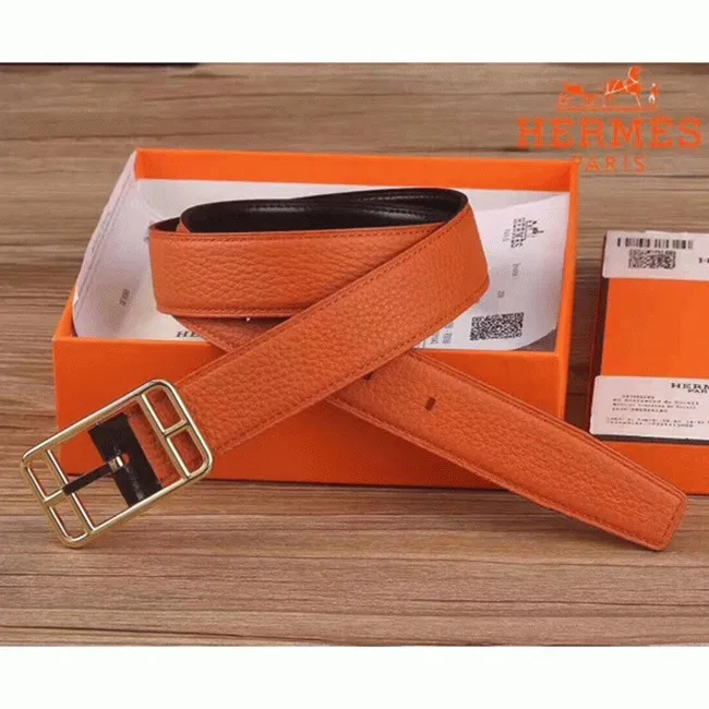 Orange cape cod 32 reversible AAA Hermes belt — image 2