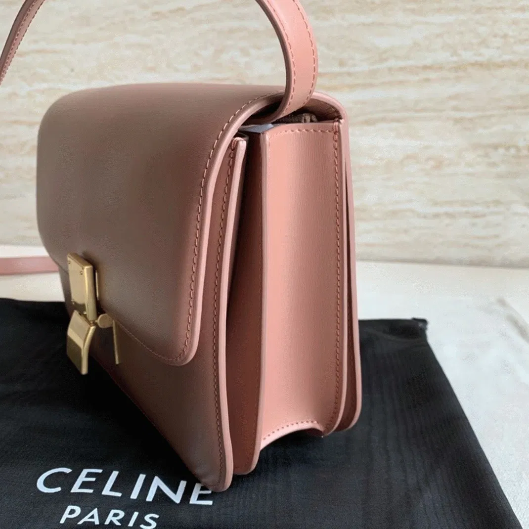Top Quality Celine Classic Box Medium Bag In Antique Rose — image 9