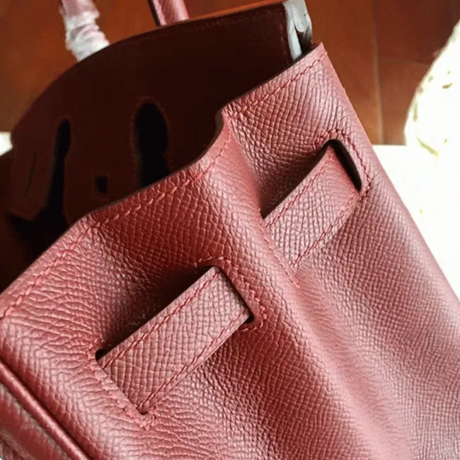 Bordeaux Hermes Birkin 35cm Designer-Inspired Bag — image 8