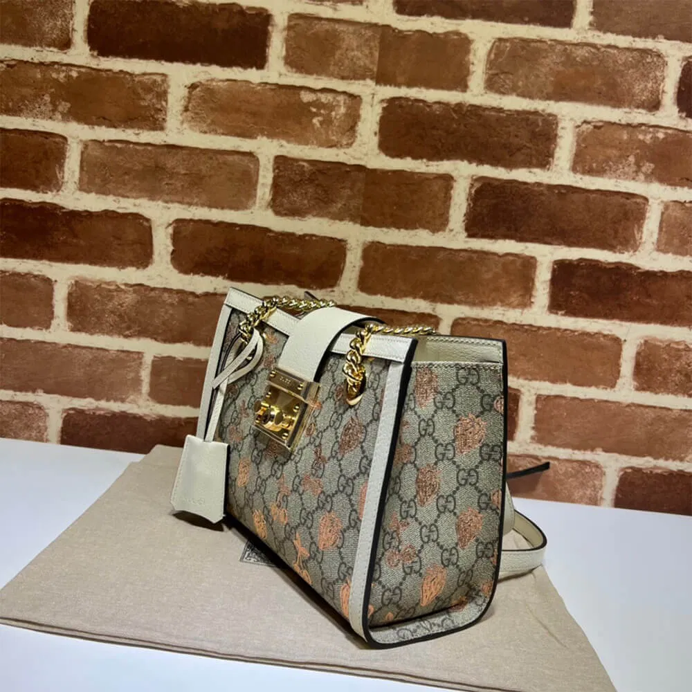 GG Padlock small berry tote bag — image 3