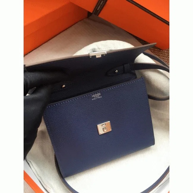 Sapphire Hermes Clic wallet with strap — image 7
