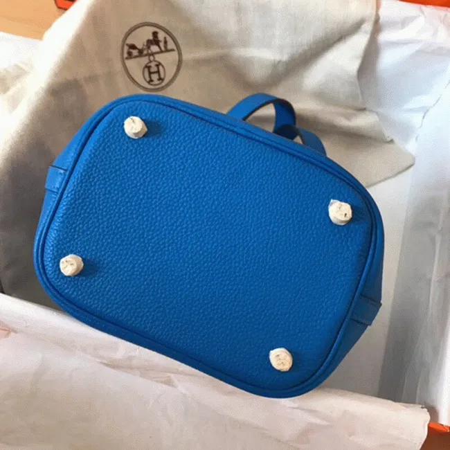 Top quality blue hydra Hermes Picotin Lock 18cm handbag — image 4