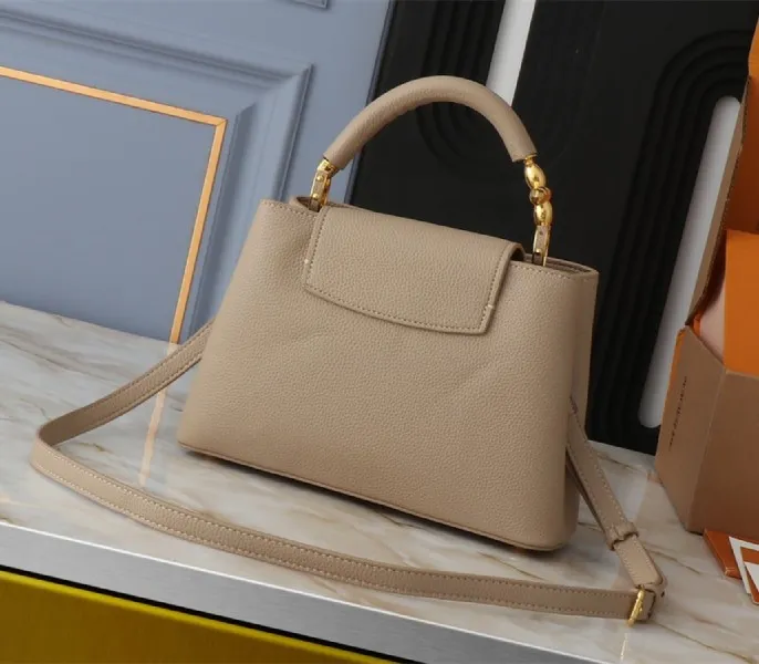 Louis Vuitton Capucines BB Handbag In Galet Gray — image 2