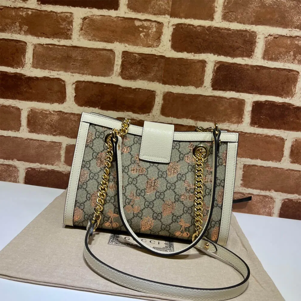 GG Padlock small berry tote bag — image 4