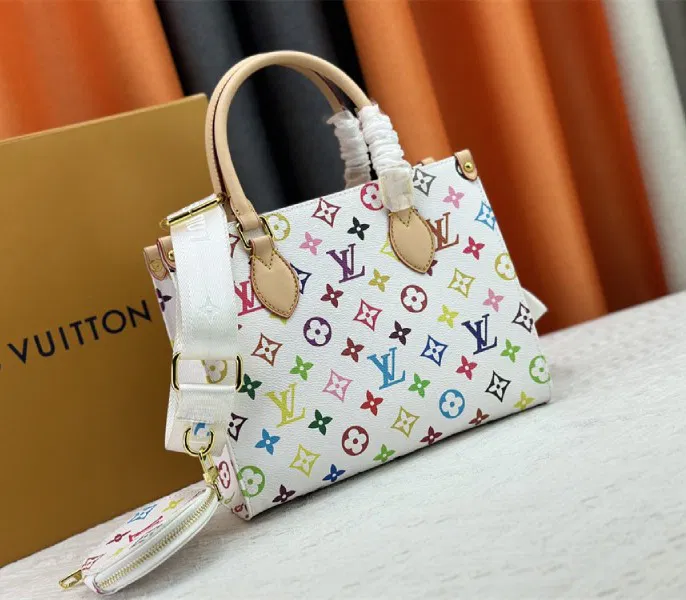 Louis Vuitton X TM Multicolored Onthego PM In White — image 2