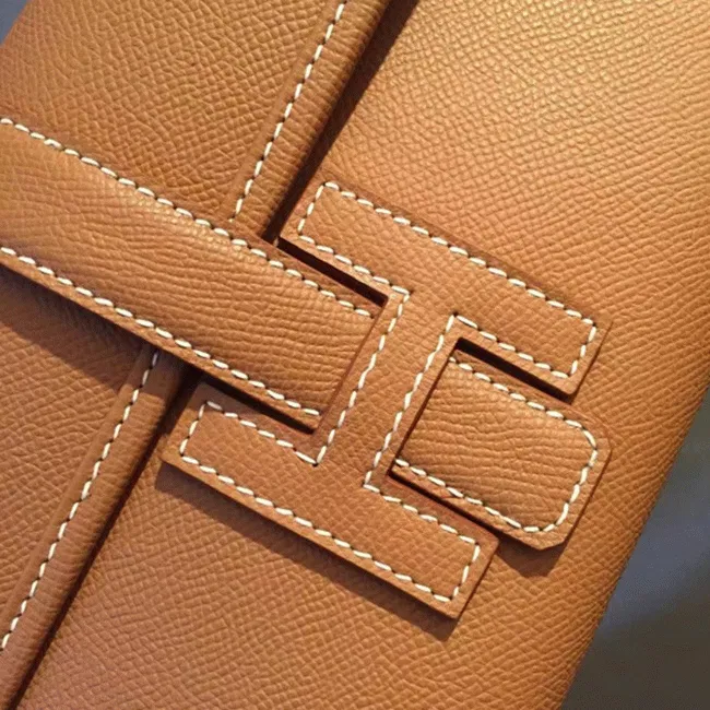 Brown knockoff Hermes Jige Elan 29 clutch bag — image 2