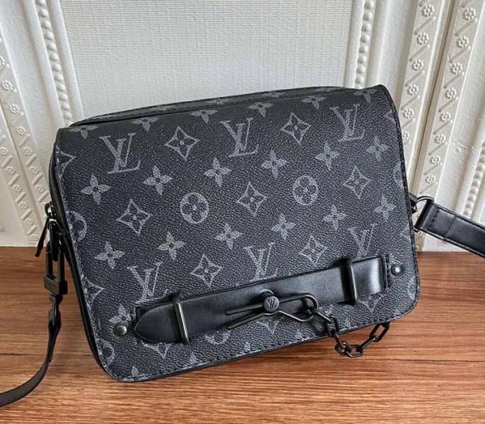 Louis Vuitton Taurillon Leather Steamer Messenger Bag — image 2