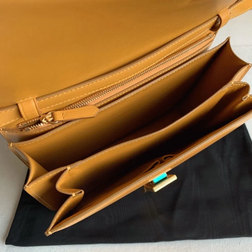 Top Quality Knockoff Celine Classic Box Medium Bag In Yellow — image 3