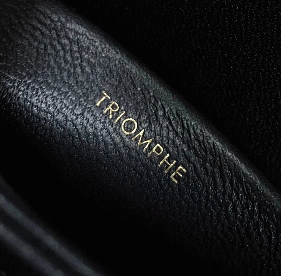 Top Quality Knockoff Celine Triomphe Teen Bag In Black — image 9