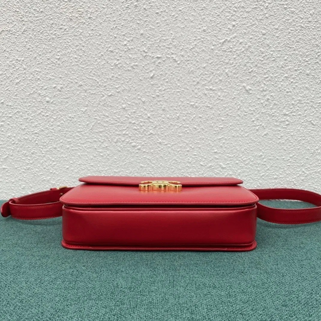 Top Quality Celine Triomphe Large Bag In Red — image 6