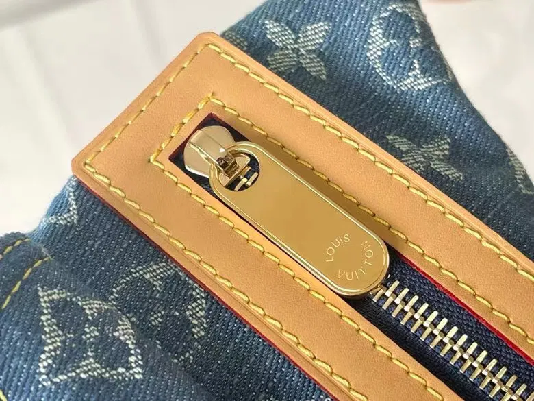 Louis Vuitton Denim Monogram Denim Baggy — image 4