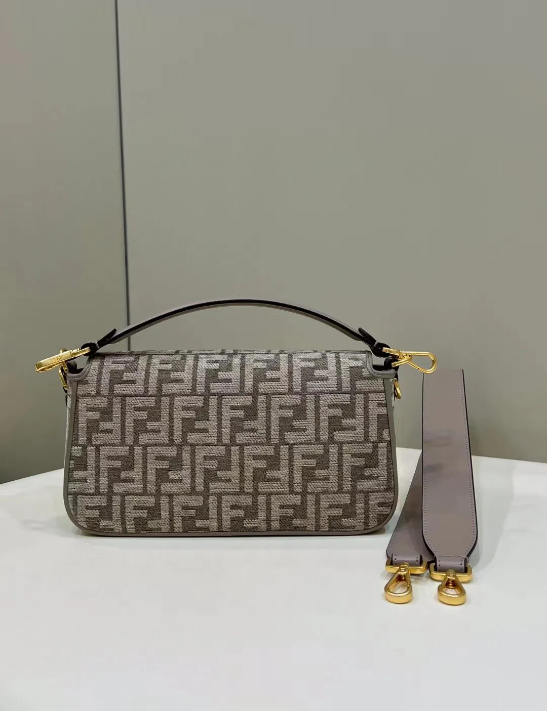 Baguette bag in dove gray — image 2