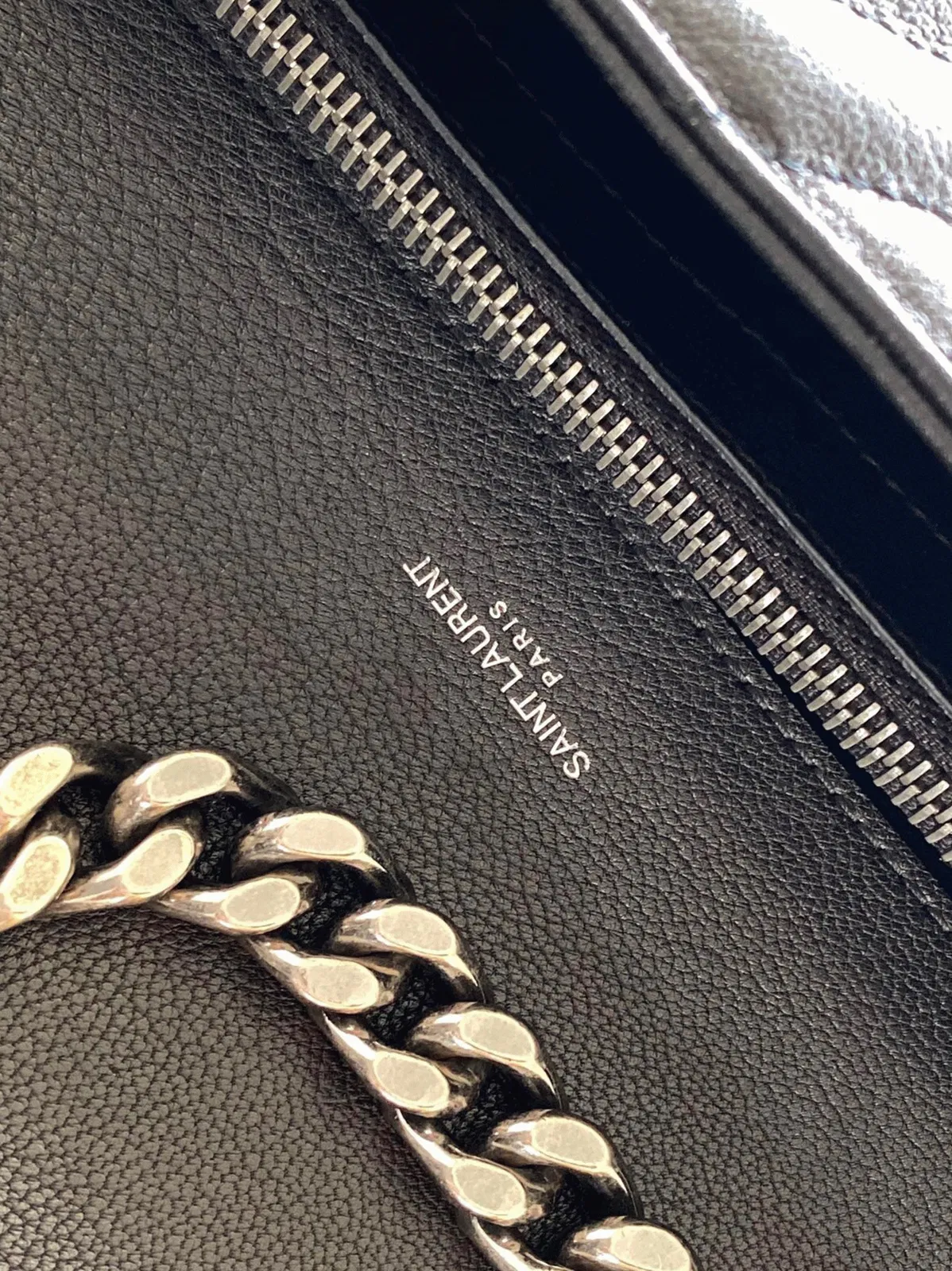 Saint Laurent College Large Chain Bag Noir — image 5