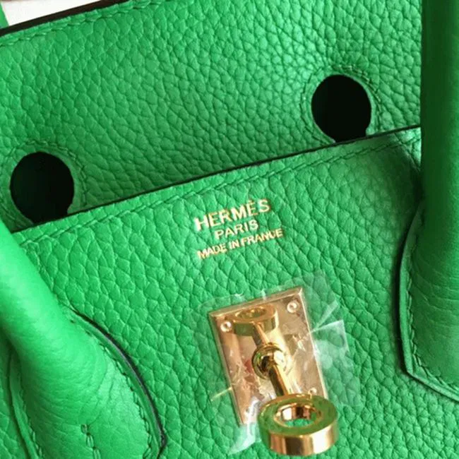 Premium Bamboo Hermes Birkin 25cm Knockoff Handbag — image 8