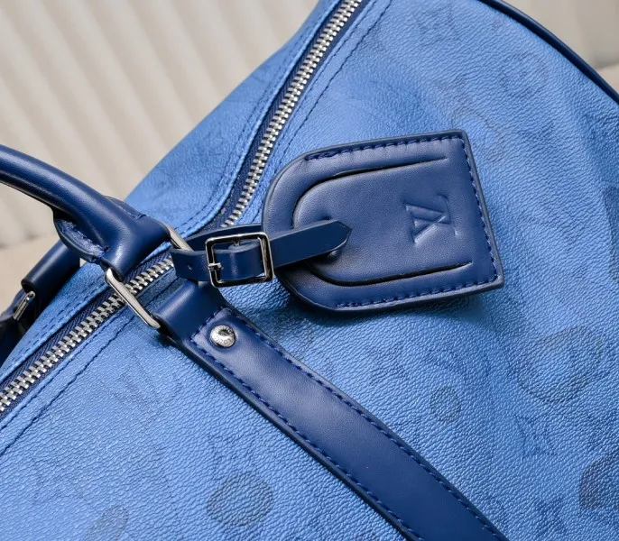 LV Keepall Bandouliere 50 In Navy River Blue — image 9