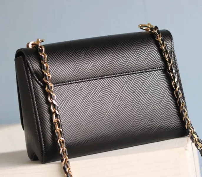 Louis Vuitton Epi Leather Twist MM Bag In Black — image 5