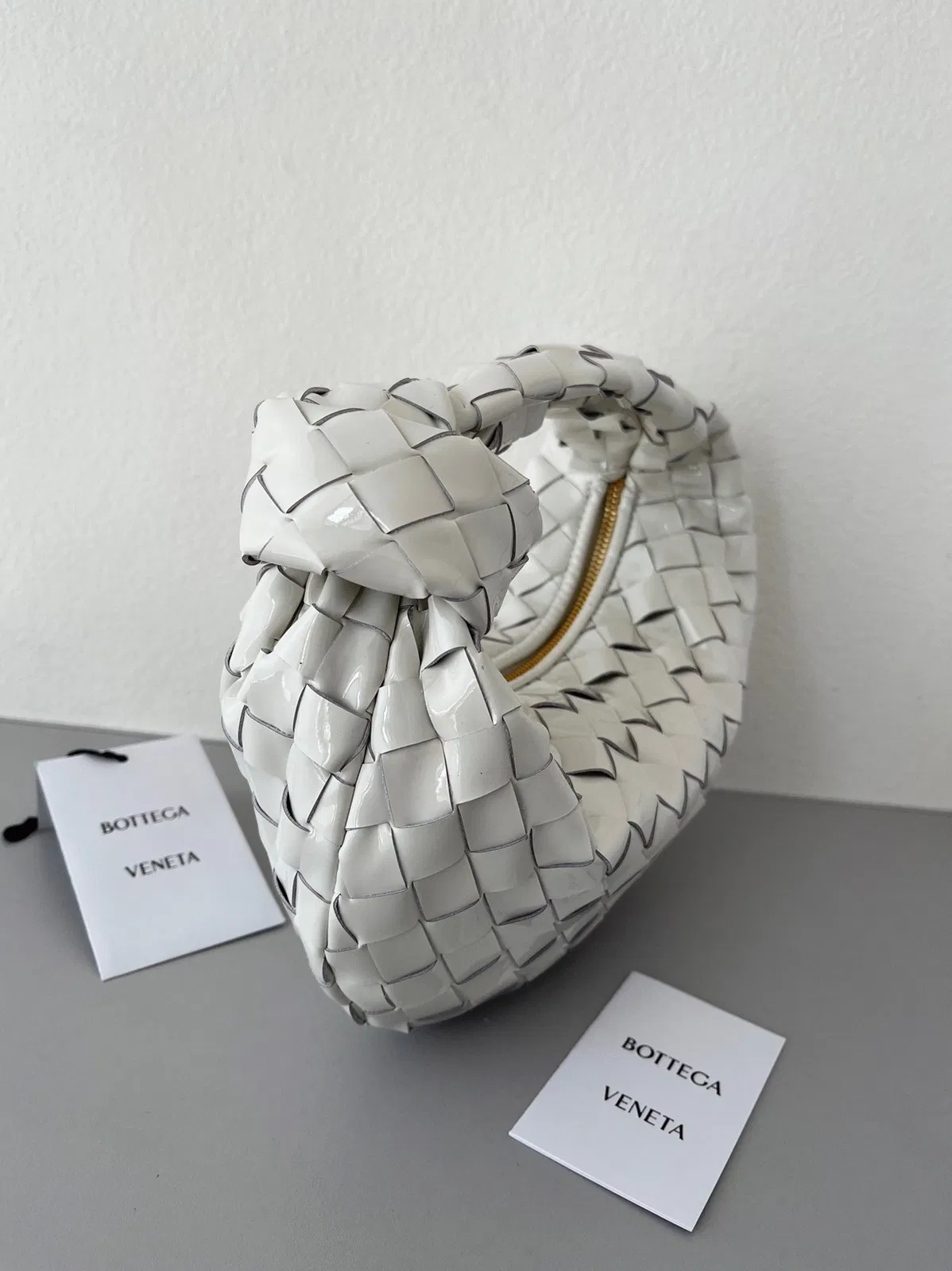 Imitation Bottega Veneta BV Jodie Mini Bag White — image 5