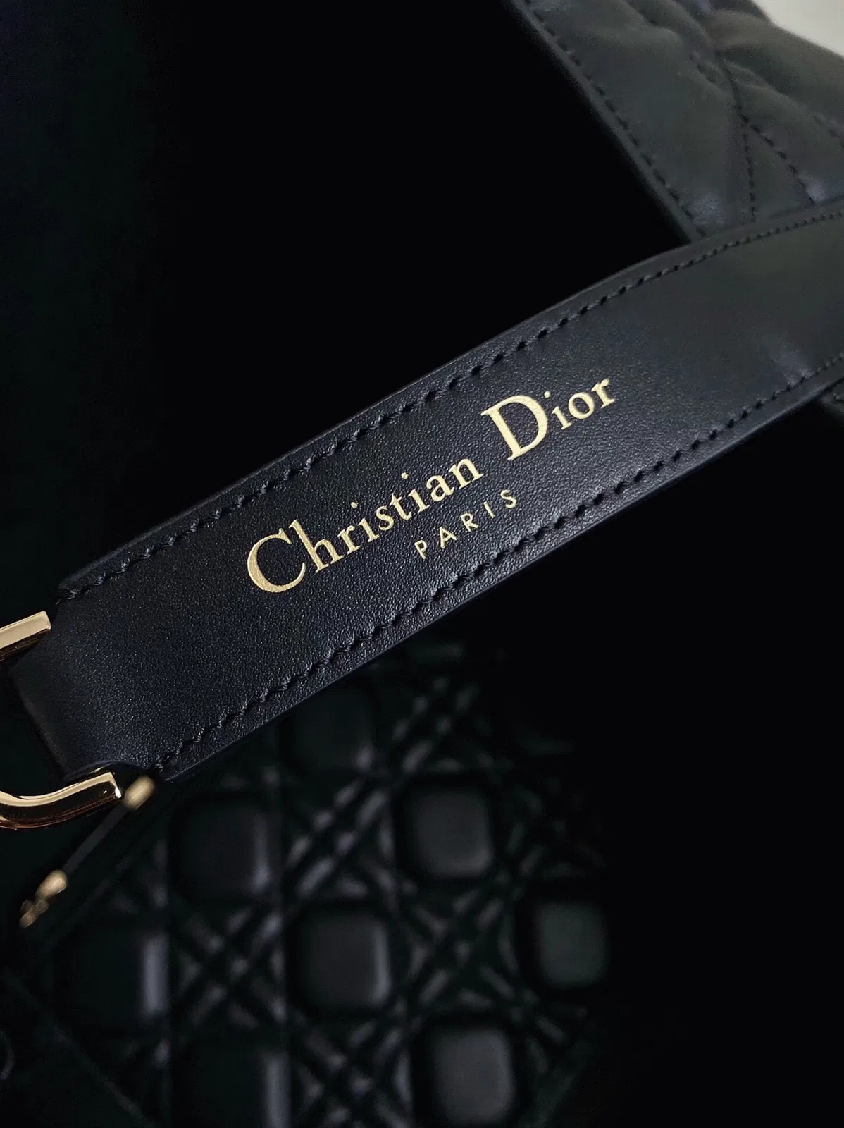 Dior Toujours Large Bag in Black Macrocannage Calfskin — image 5
