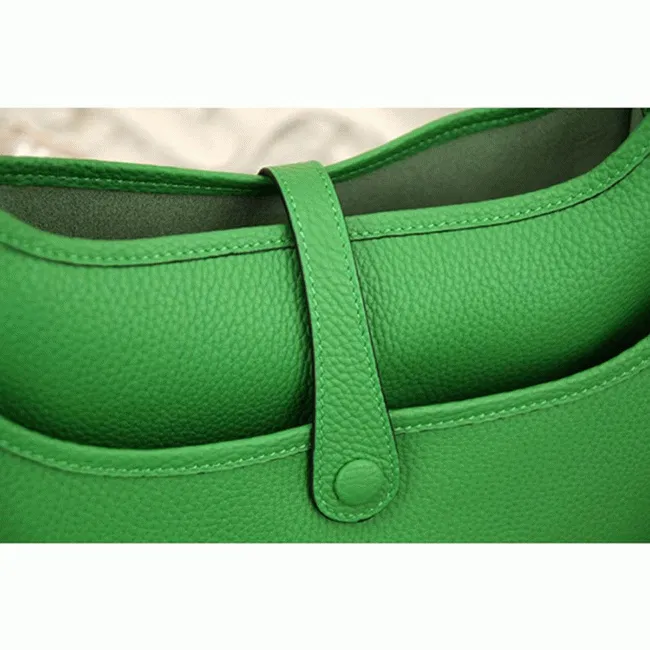 Bamboo Color Luxury Hermes Evelyne III PM Crossbody Bag — image 6