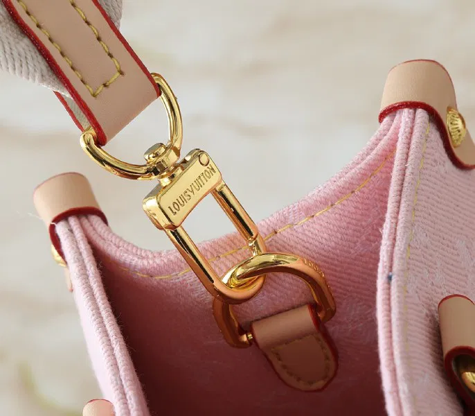 Monogram Denim OnTheGo PM In Washed Pink — image 7