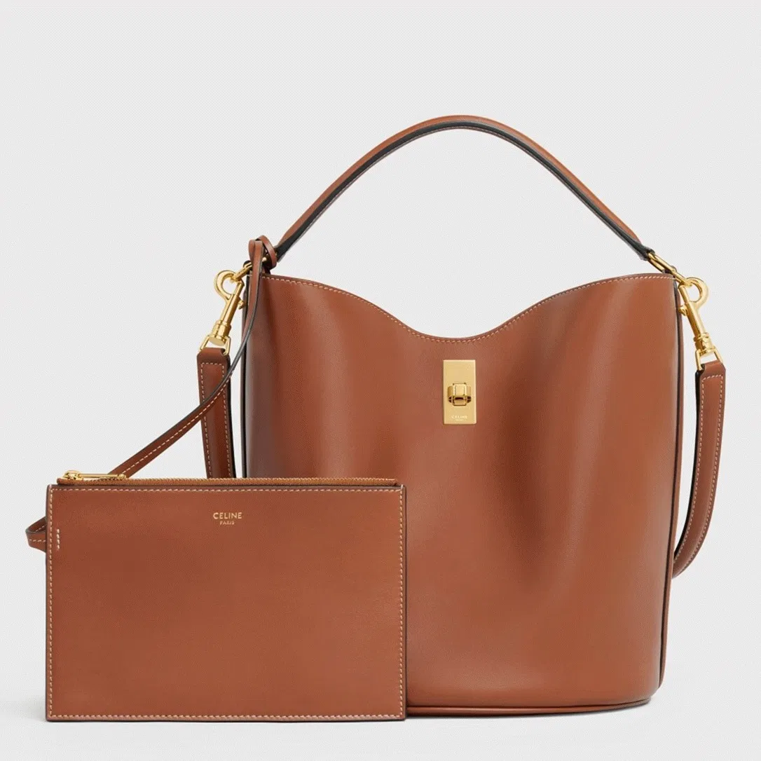 Brown Celine Bucket 16 Bag