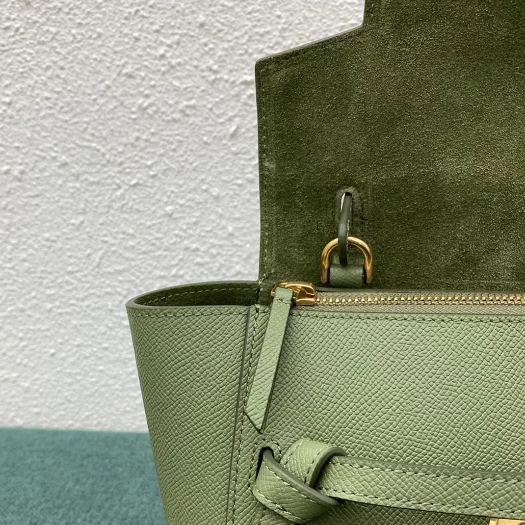 Celine Belt Nano Bag Knockoff in Light Khaki — image 8