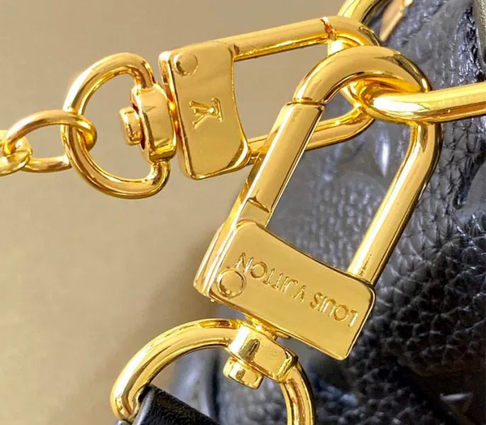 Louis Vuitton Monogram Empreinte Petite Malle Souple Handbag In Black — image 7