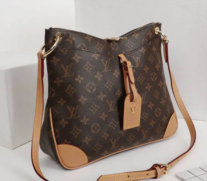 Louis Vuitton Monogram Canvas Odeon MM Bag In Natural — image 2