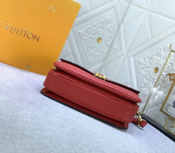LV Monogram Empreinte Leather Metis In Red — image 5
