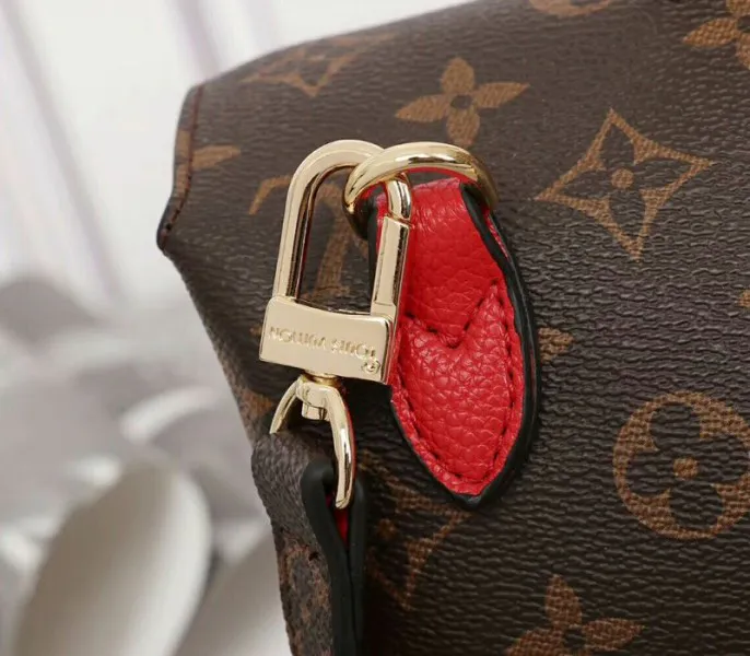 Louis Vuitton Monogram Canvas Marignan Bag In Coquelicot Red — image 8