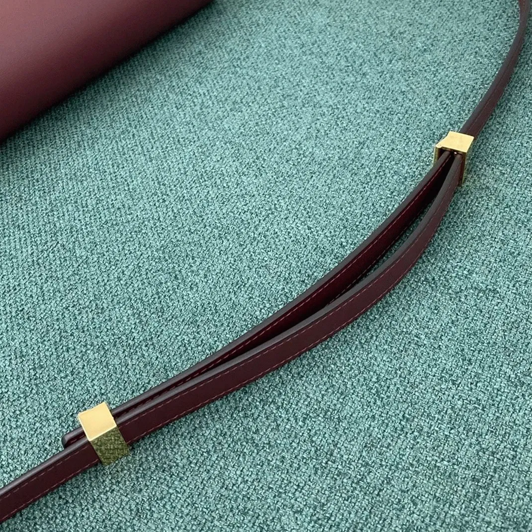 Top Quality Knockoff Celine Classic Box Medium Bag In Bordeaux — image 3