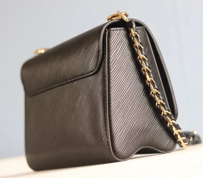 Louis Vuitton Epi Leather Twist MM Bag In Black — image 7