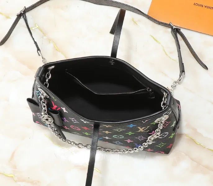 LV X TM Multicolored CarryAll BB In Black — image 3
