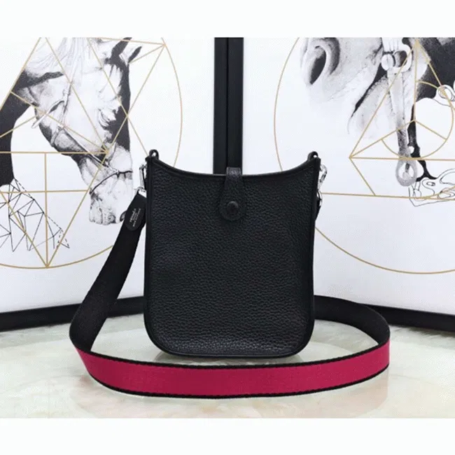 Black Evelyne II TPM Knockoff Hermes Messenger Shoulder Bag — image 2