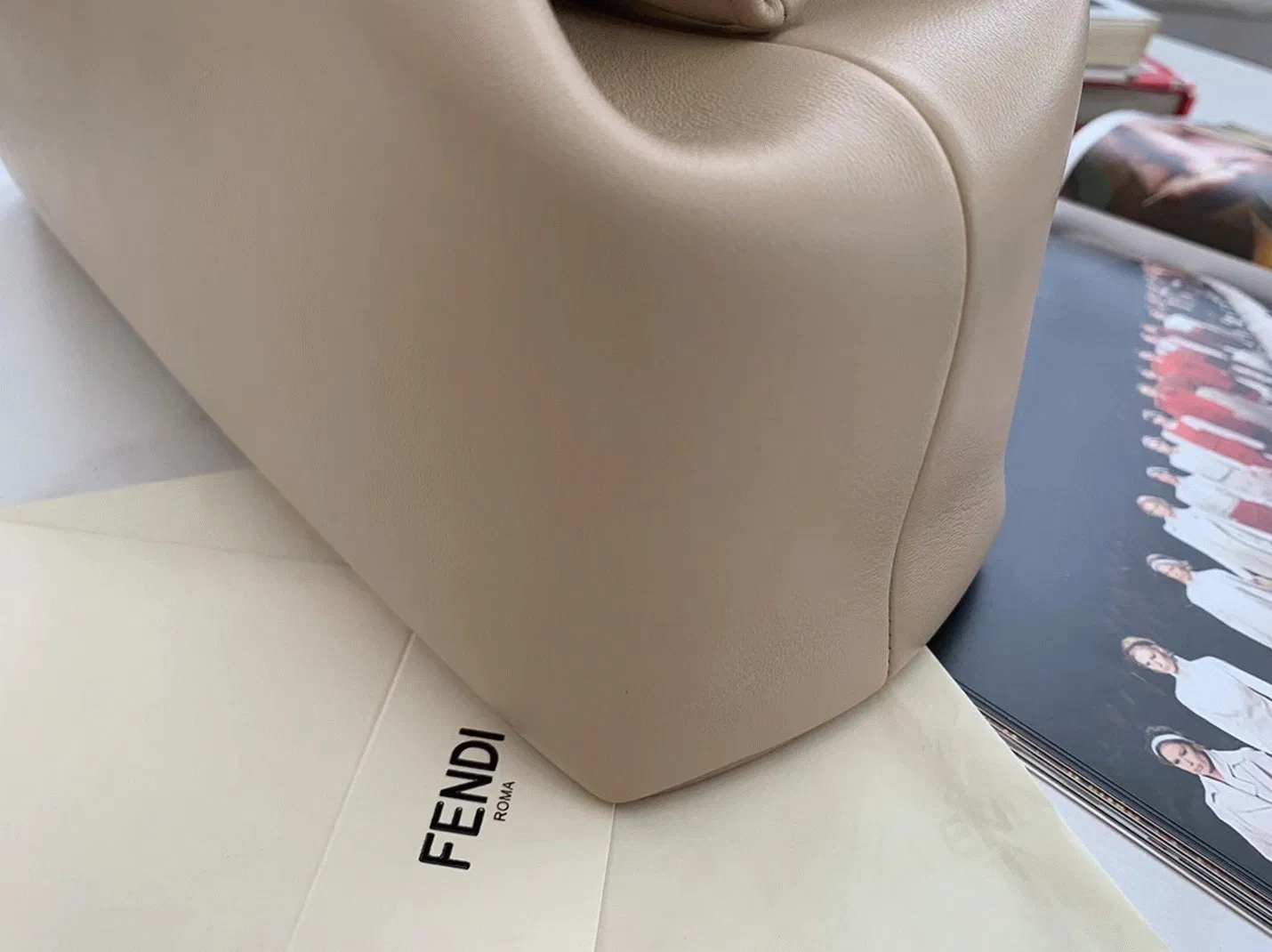 Top Quality Knockoff Fendi First Small Bag In Beige — image 2