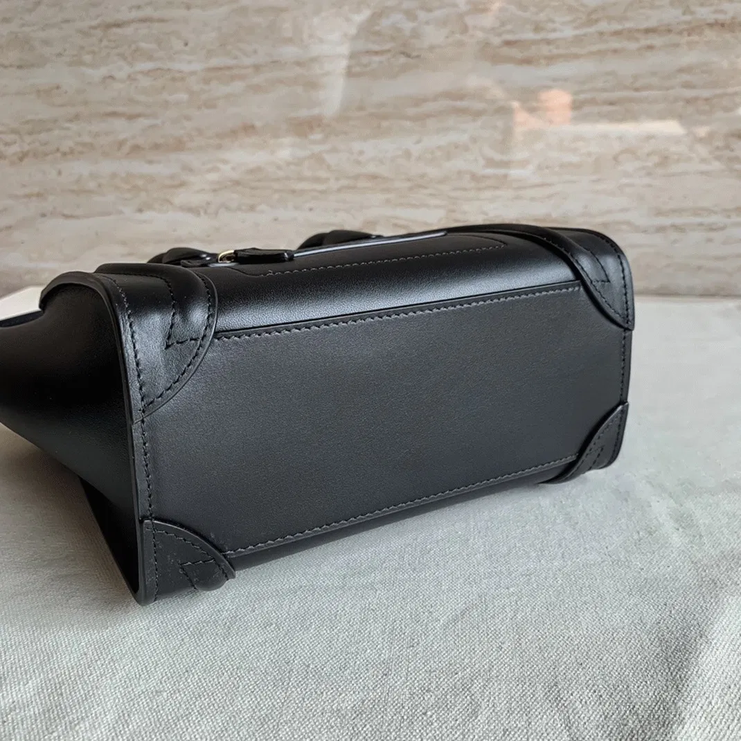 Celine Nano Luggage Tote Bag in Black — image 5