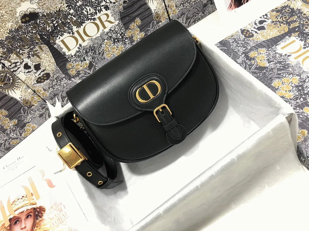 Dior Bobby Medium Bag Imitation in Black — image 4