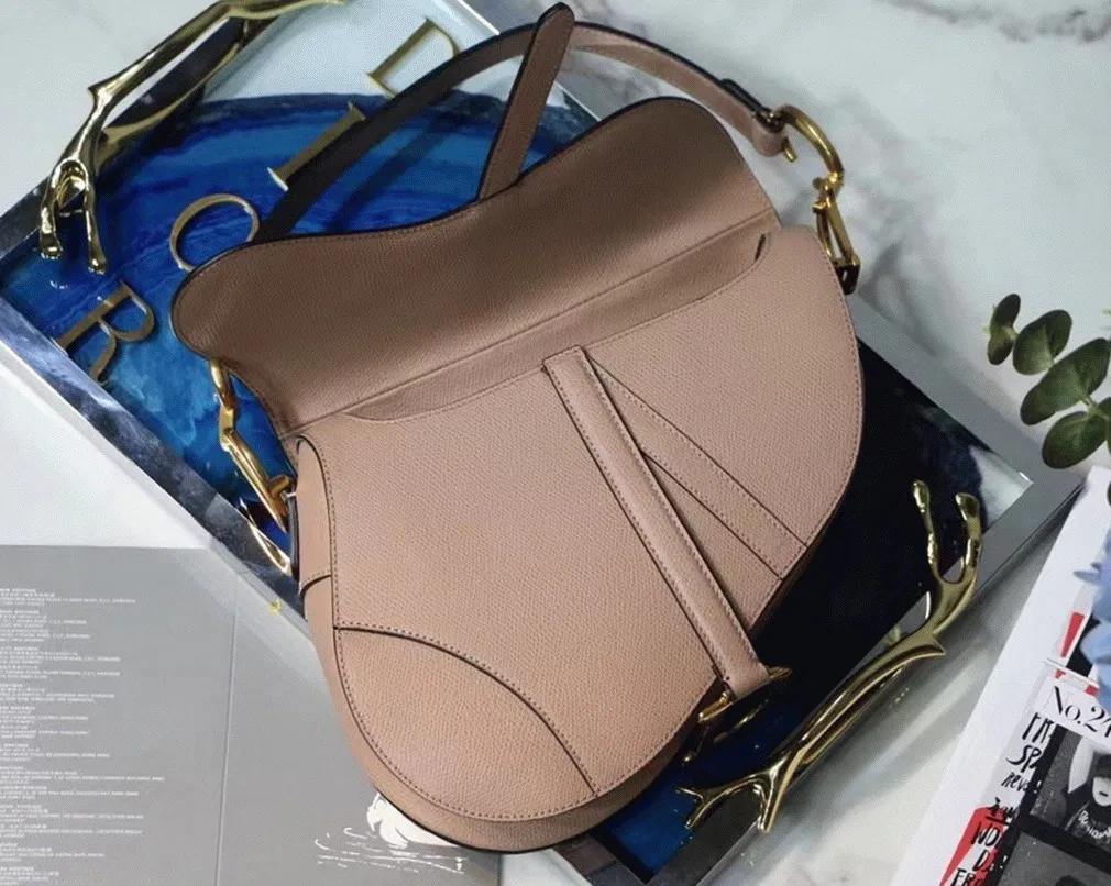 Dior Saddle Bag in Blush Grained Calfskin — image 4