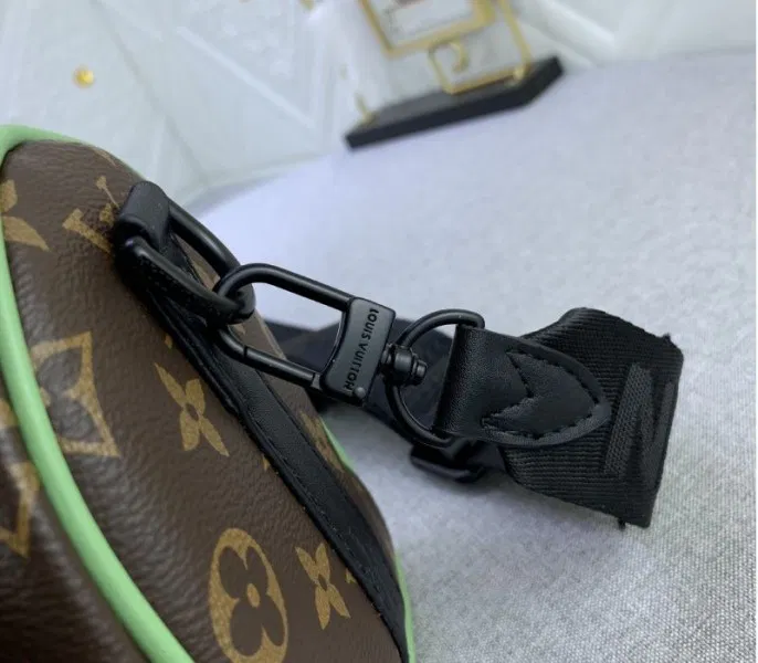 Louis Vuitton Monogram Macassar Canvas Keepall Bandouliere 25 In Minty Green — image 8